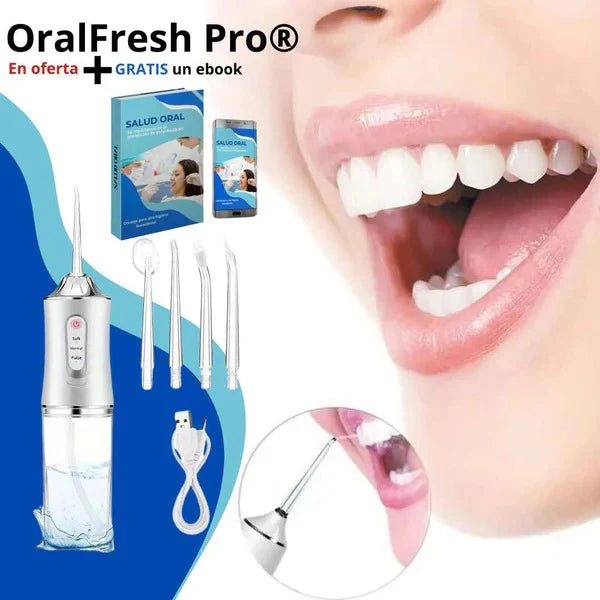 IRRIGADOR BUCAL ORALFRESH RECARGABLE™🦷