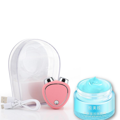 Mini Masajeador Facial GlowLift + Gel Conductor