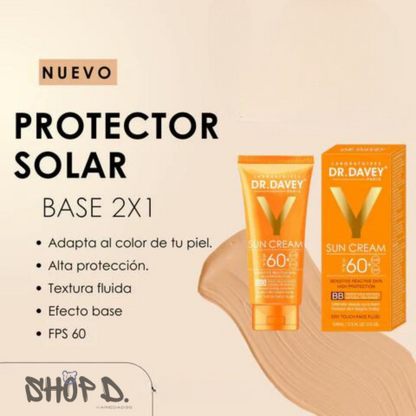 Protector Solar Con Color  DR.Davey SPF60