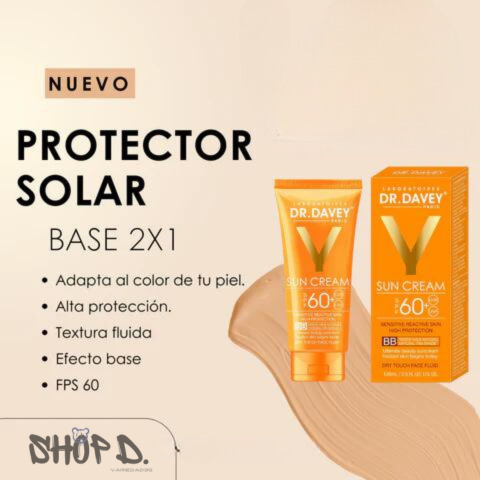 Protector Solar Con Color  DR.Davey SPF60