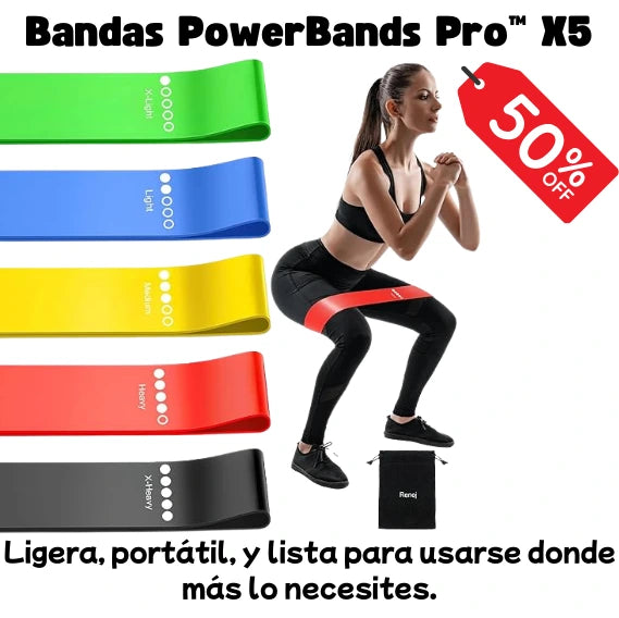 Bandas Elásticas PowerBands Pro™ X5