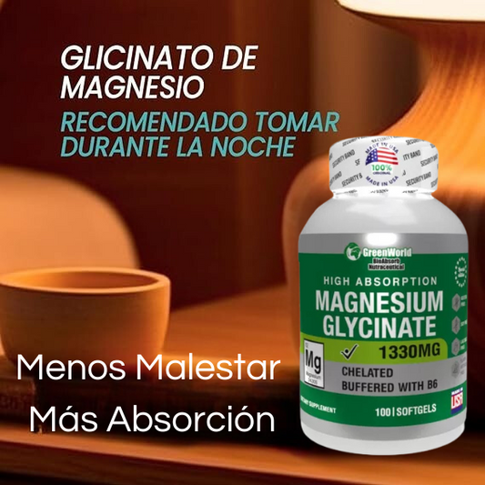 Glicinato De Magnesio X 100 Softgels