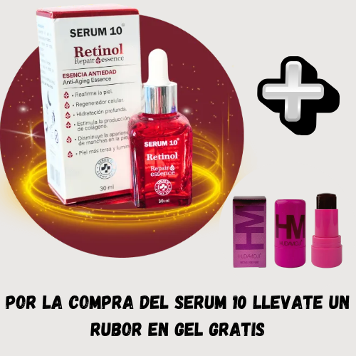 SERUM 10 RETINOL REPARADOR+OBSEQUIO